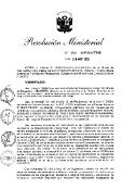 Resolución Ministerial